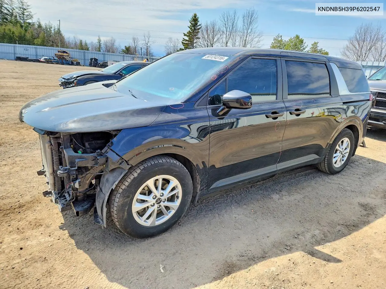 2023 Kia Carnival Lx VIN: KNDNB5H39P6202547 Lot: 50124316