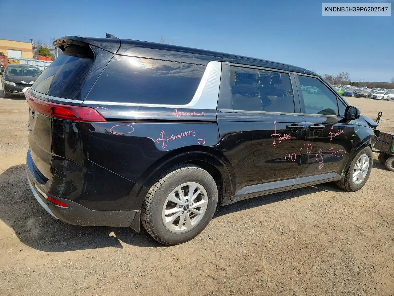 2023 Kia Carnival Lx VIN: KNDNB5H39P6202547 Lot: 50124316
