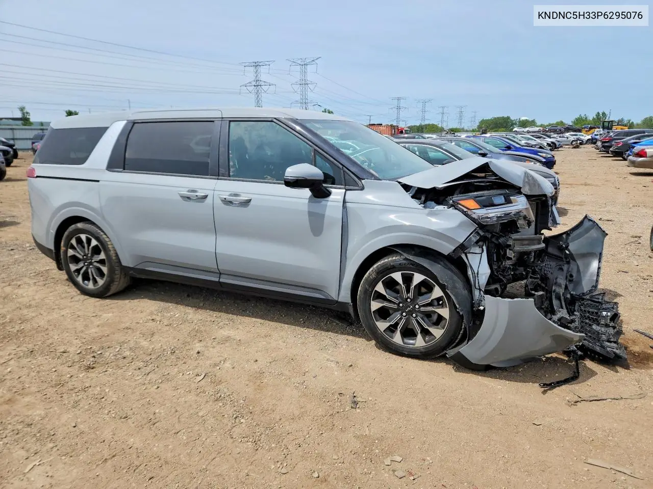 2023 Kia Carnival Ex VIN: KNDNC5H33P6295076 Lot: 54703266