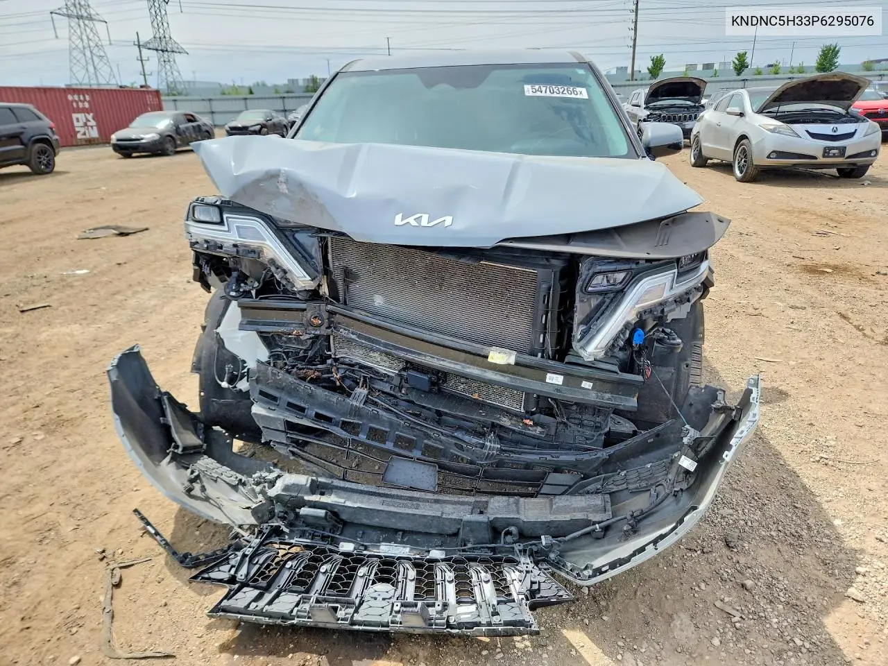 2023 Kia Carnival Ex VIN: KNDNC5H33P6295076 Lot: 54703266