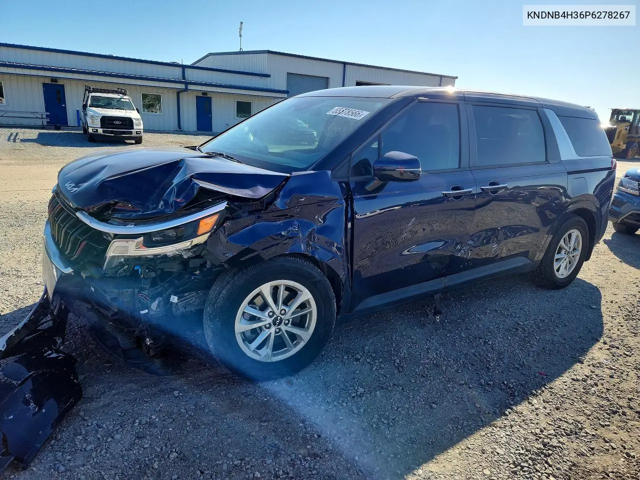 2023 Kia Carnival Lx VIN: KNDNB4H36P6278267 Lot: 55678566