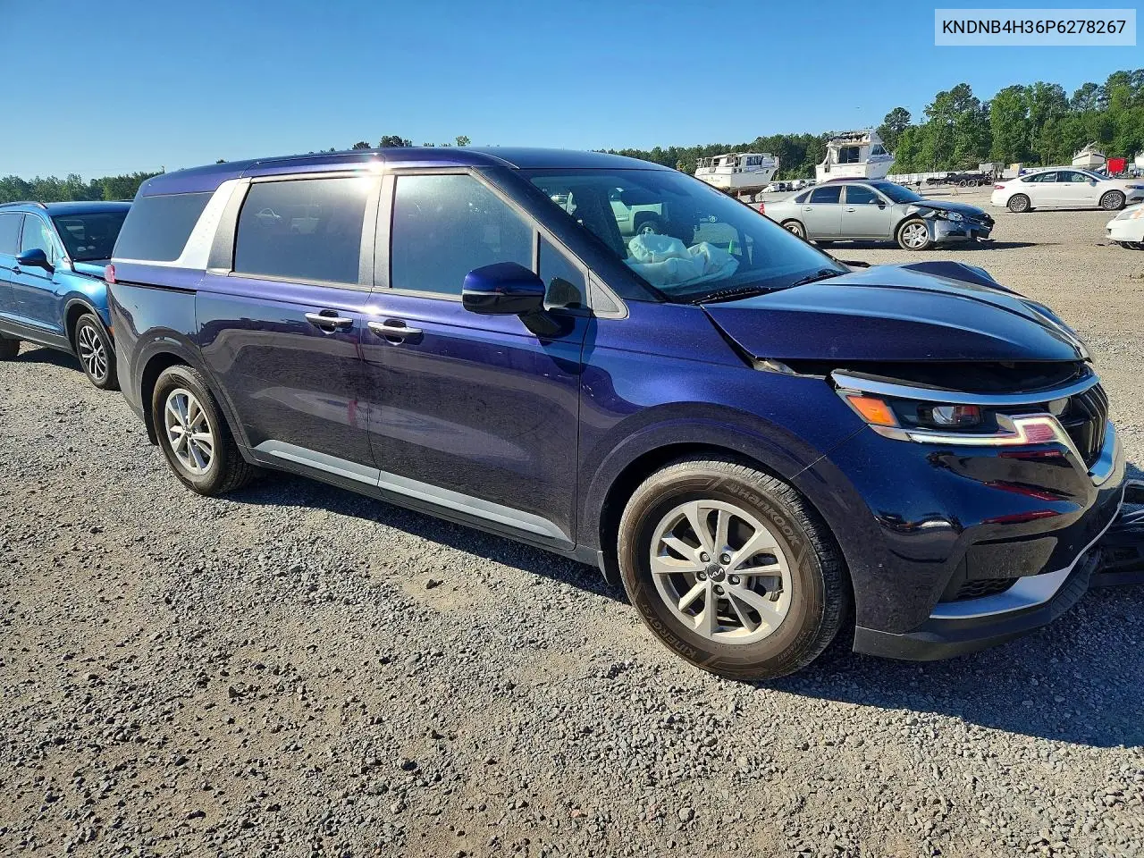 2023 Kia Carnival Lx VIN: KNDNB4H36P6278267 Lot: 55678566