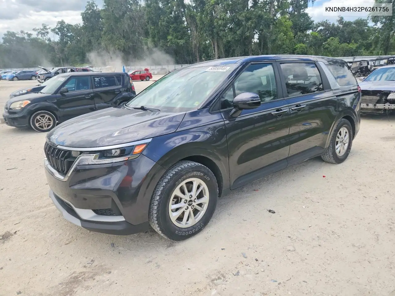 2023 Kia Carnival Lx VIN: KNDNB4H32P6261756 Lot: 55956946