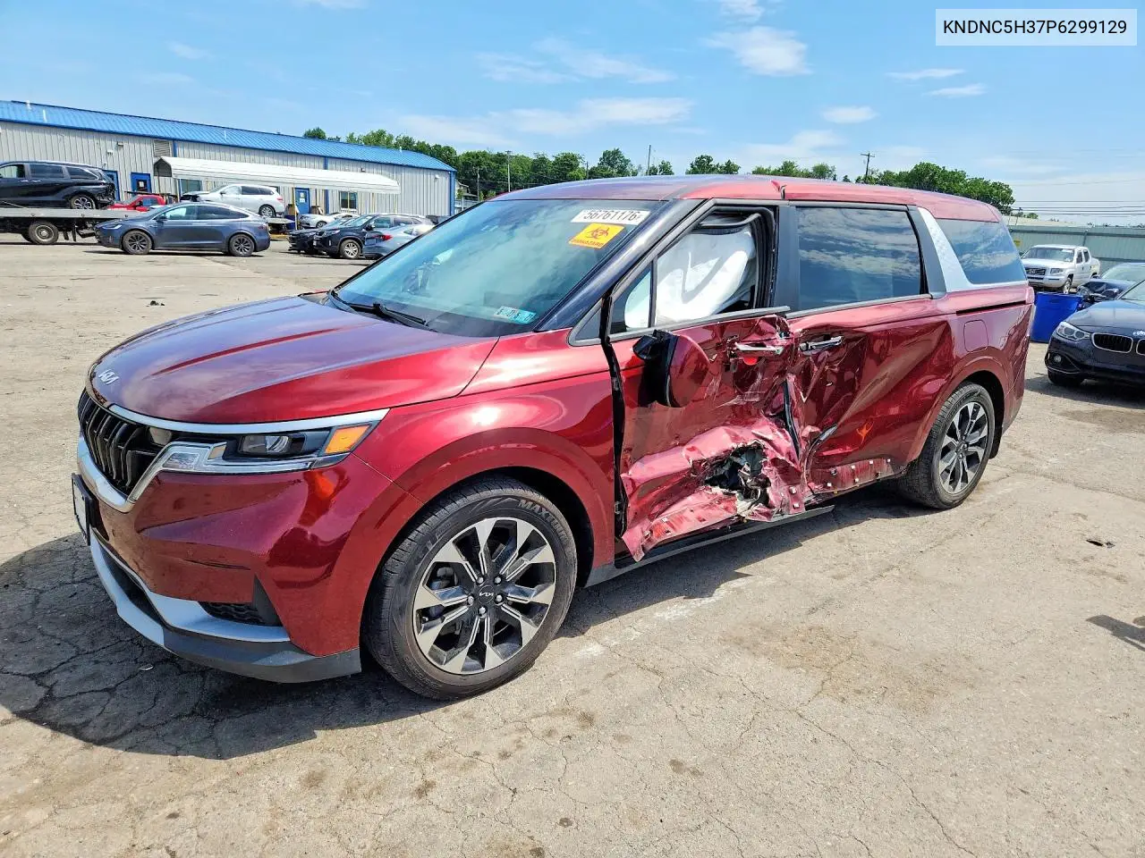 2023 Kia Carnival Ex VIN: KNDNC5H37P6299129 Lot: 56761176
