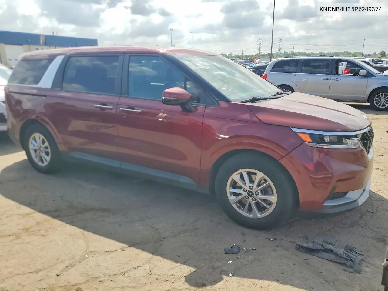 2023 Kia Carnival Lx VIN: KNDNB4H35P6249374 Lot: 59701626