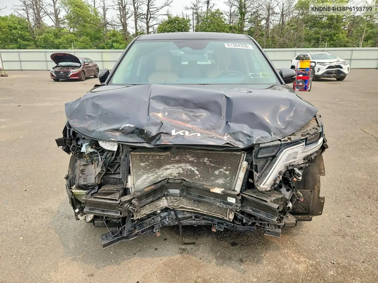 2023 Kia Carnival Lx VIN: KNDNB4H38P6193799 Lot: 61364356