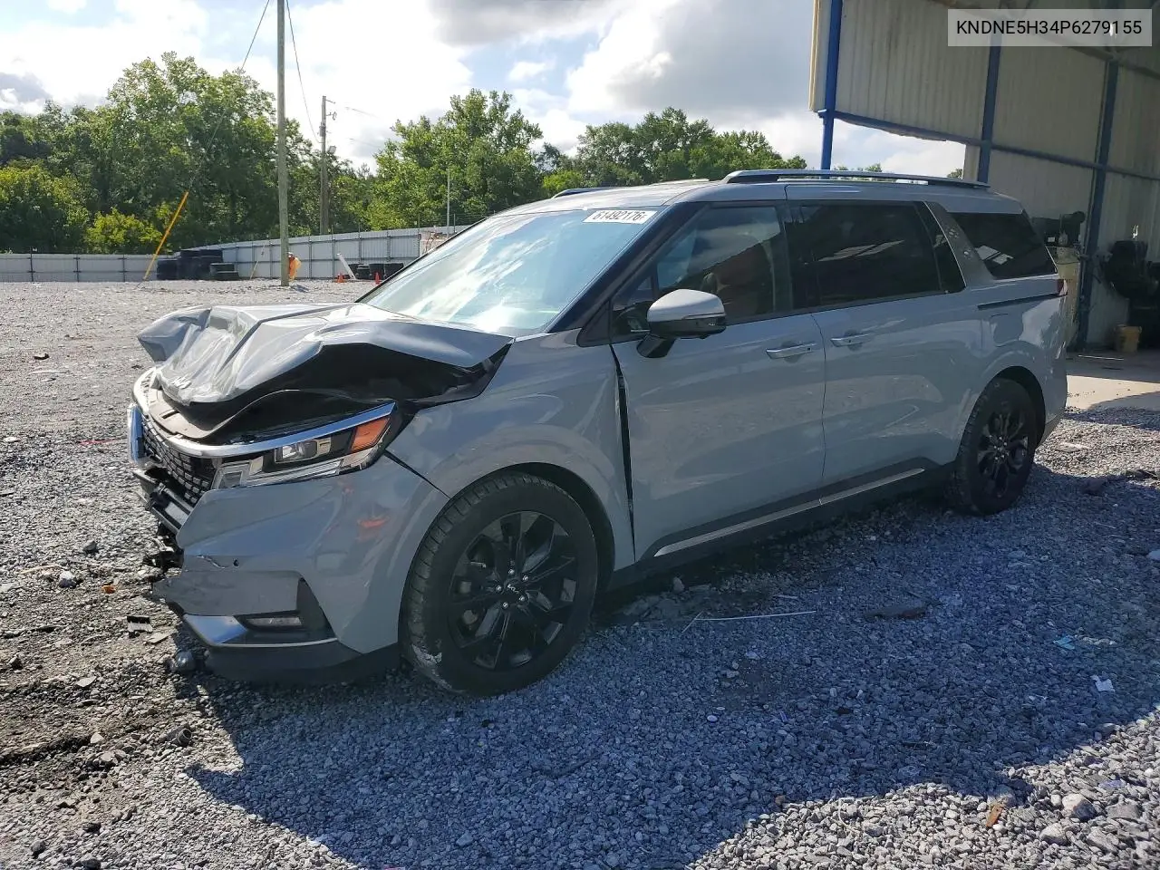 2023 Kia Carnival Sx Prestige VIN: KNDNE5H34P6279155 Lot: 61492176