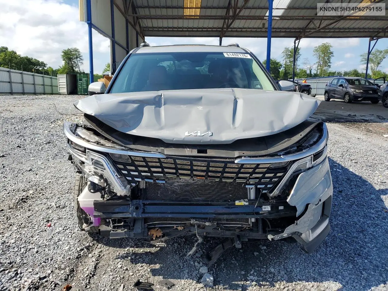 2023 Kia Carnival Sx Prestige VIN: KNDNE5H34P6279155 Lot: 61492176