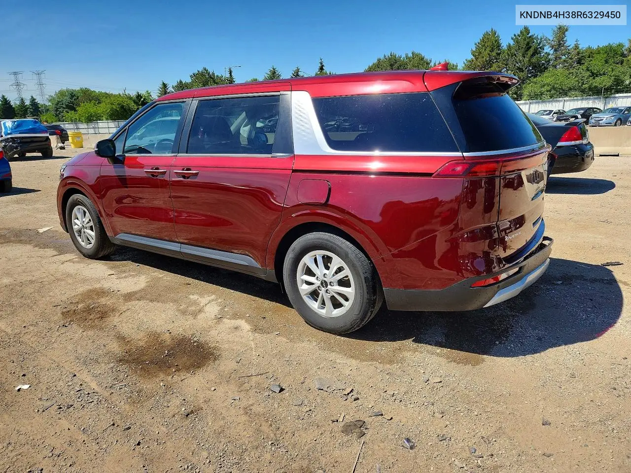 2024 Kia Carnival Lx VIN: KNDNB4H38R6329450 Lot: 55626156