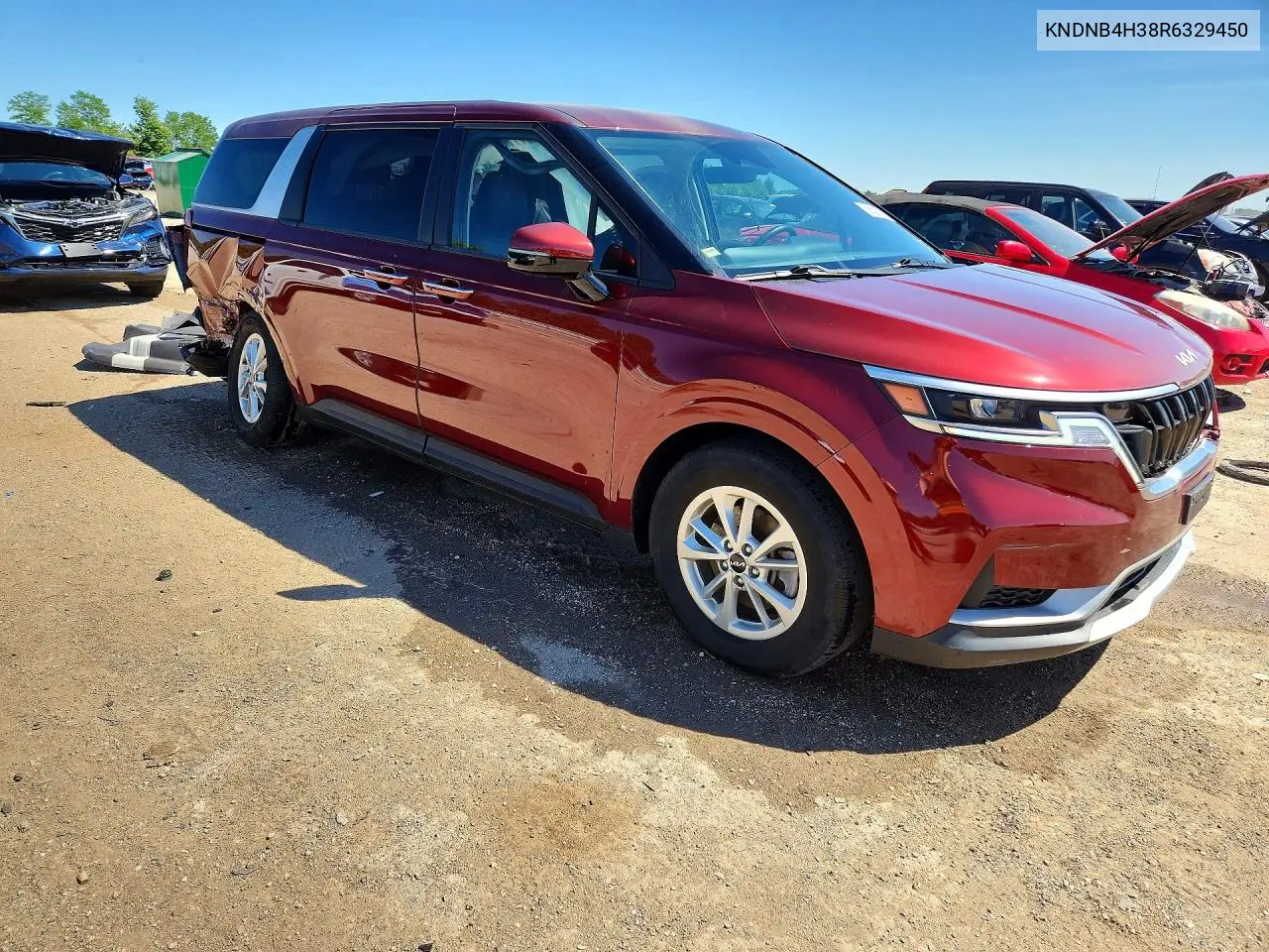 2024 Kia Carnival Lx VIN: KNDNB4H38R6329450 Lot: 55626156