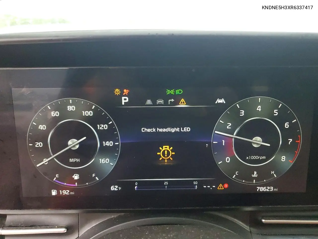2024 Kia Carnival Sx Prestige VIN: KNDNE5H3XR6337417 Lot: 57547846