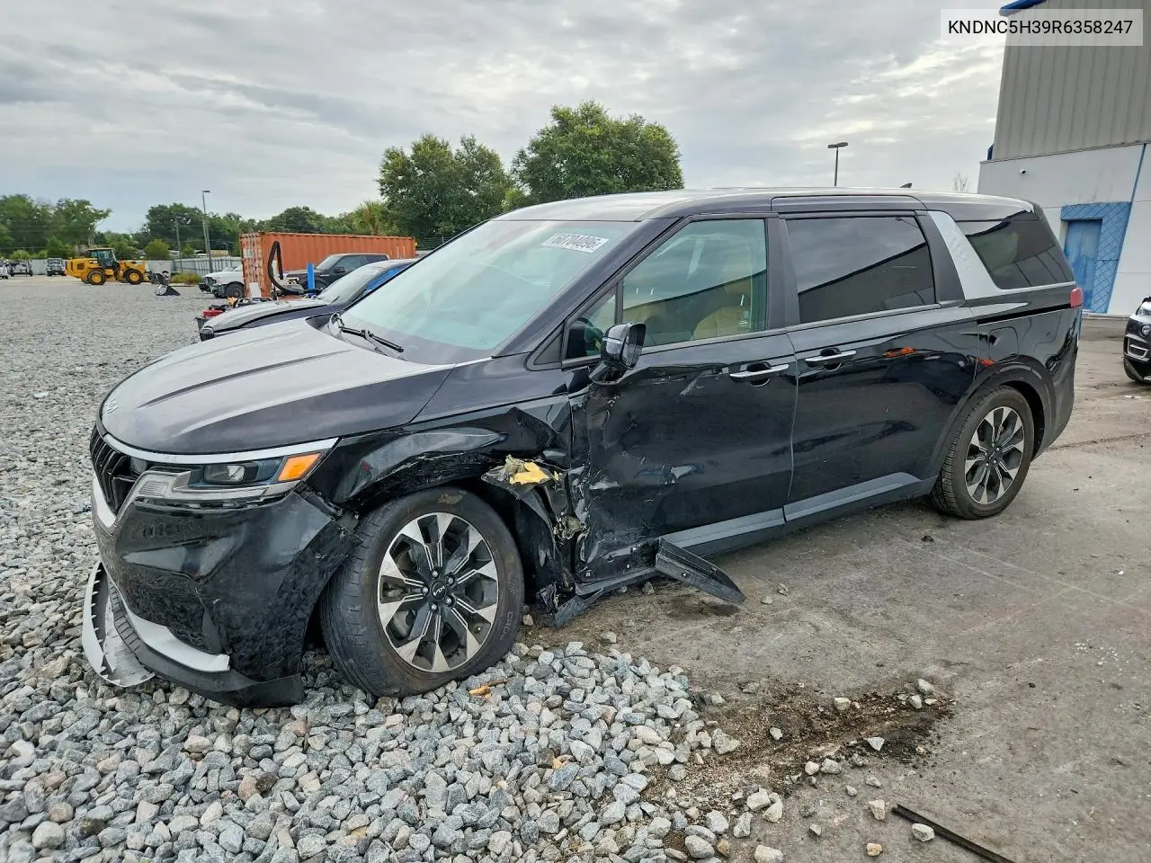 2024 Kia Carnival Ex VIN: KNDNC5H39R6358247 Lot: 60704096