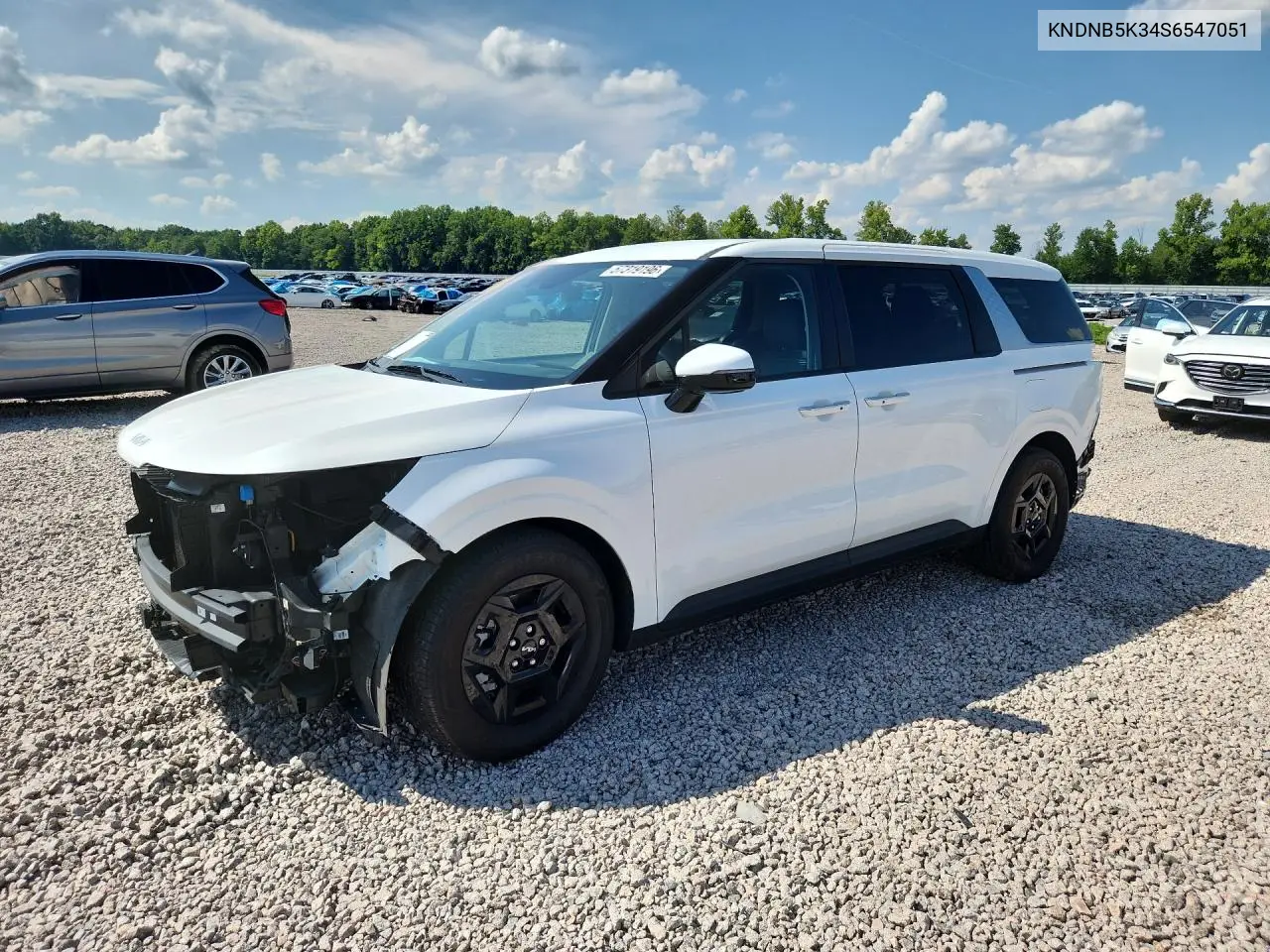 2025 Kia Carnival Lxs VIN: KNDNB5K34S6547051 Lot: 57319196