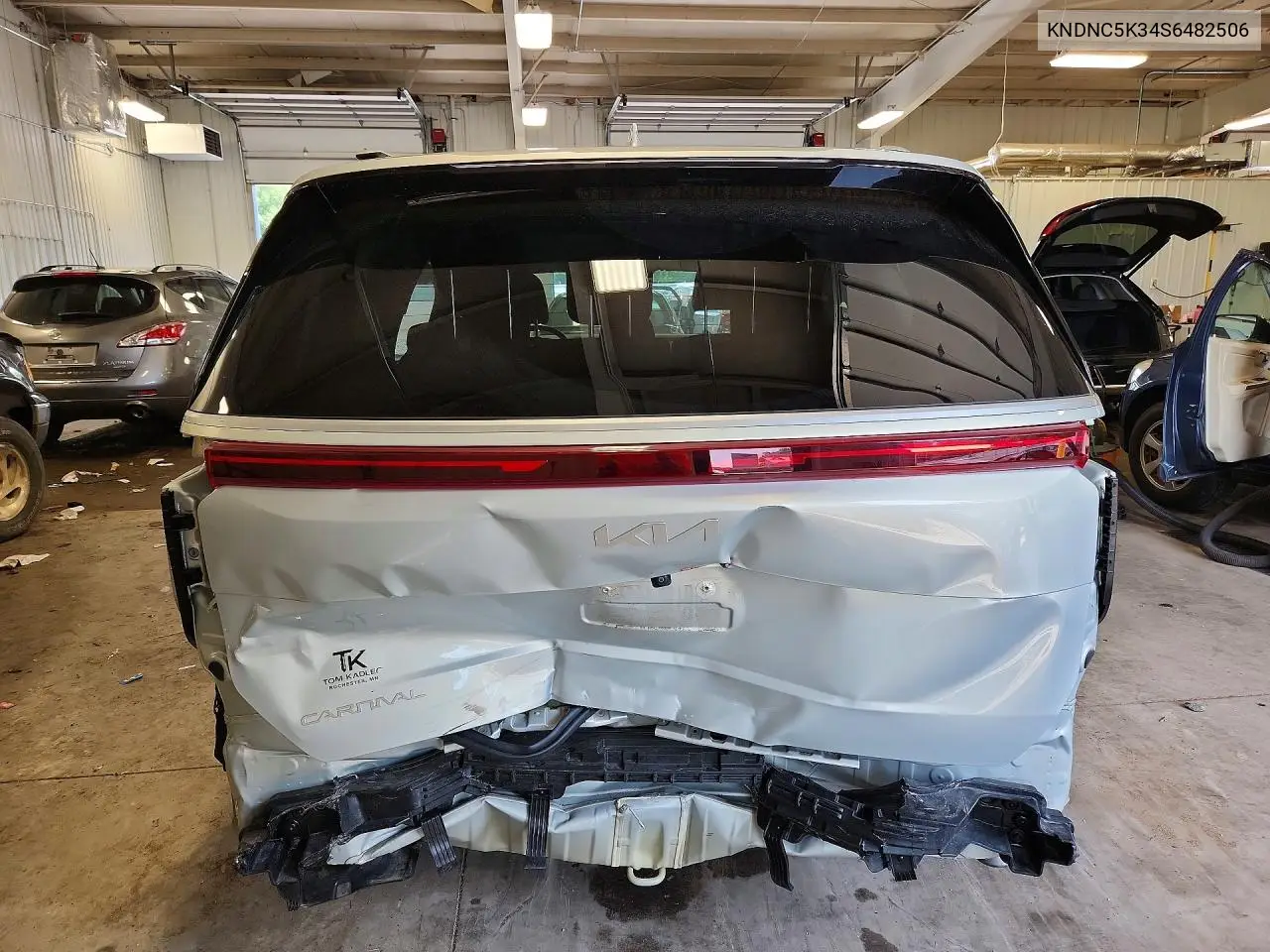 2025 Kia Carnival Ex VIN: KNDNC5K34S6482506 Lot: 59099356