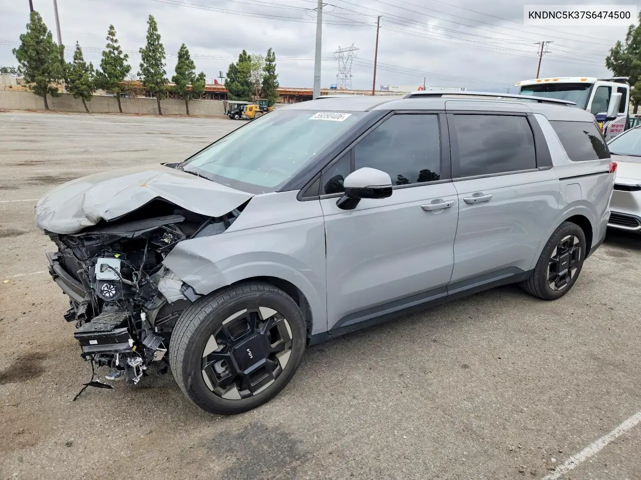 2025 Kia Carnival Ex VIN: KNDNC5K37S6474500 Lot: 59390406