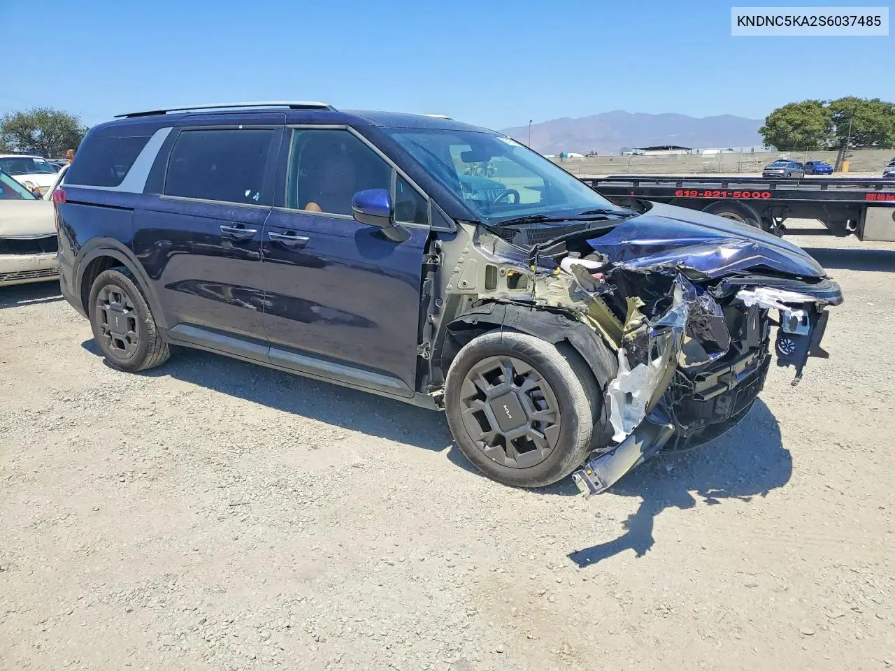 2025 Kia Carnival Ex VIN: KNDNC5KA2S6037485 Lot: 59716416
