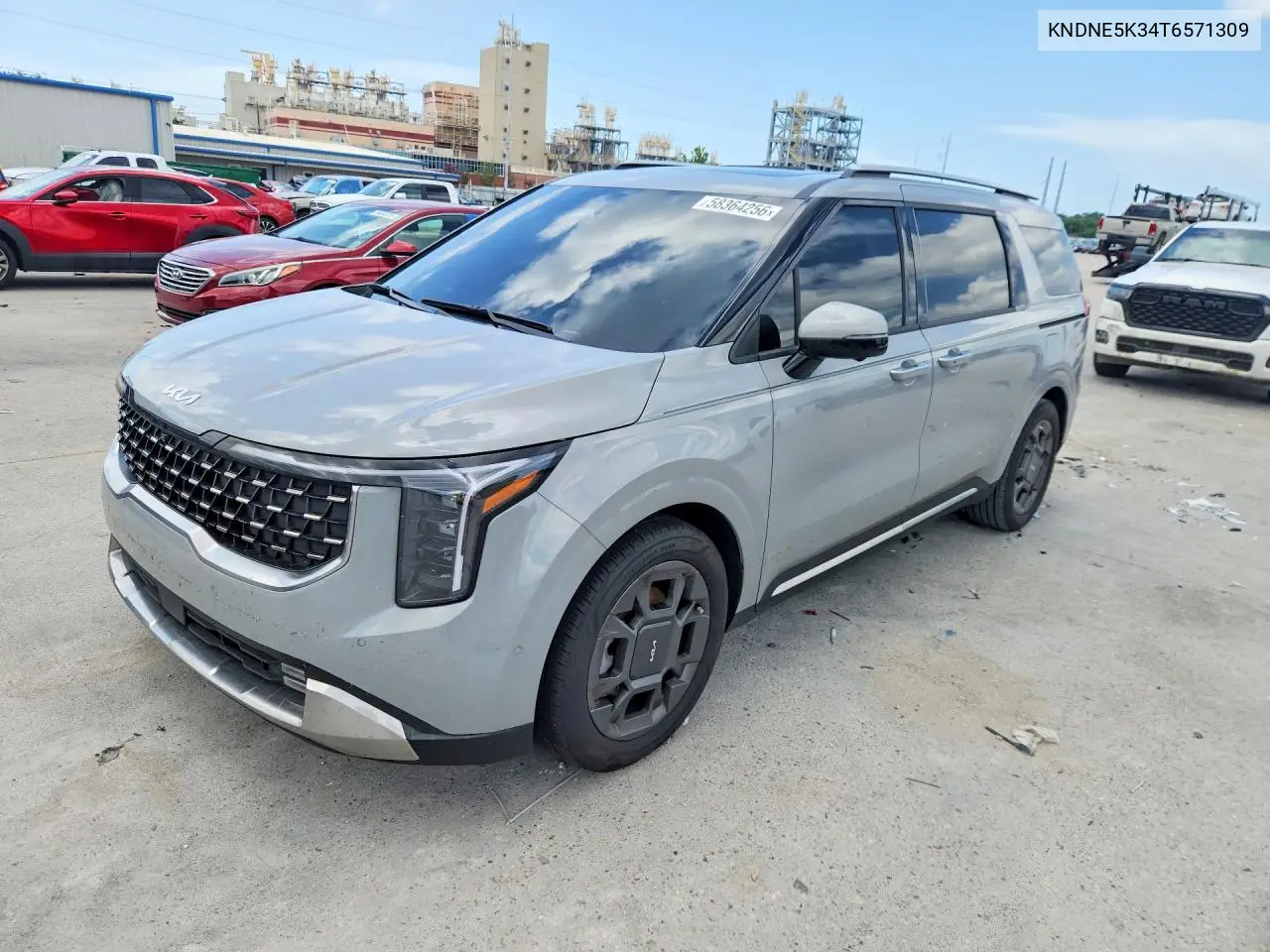2026 Kia Carnival Sx VIN: KNDNE5K34T6571309 Lot: 58364256