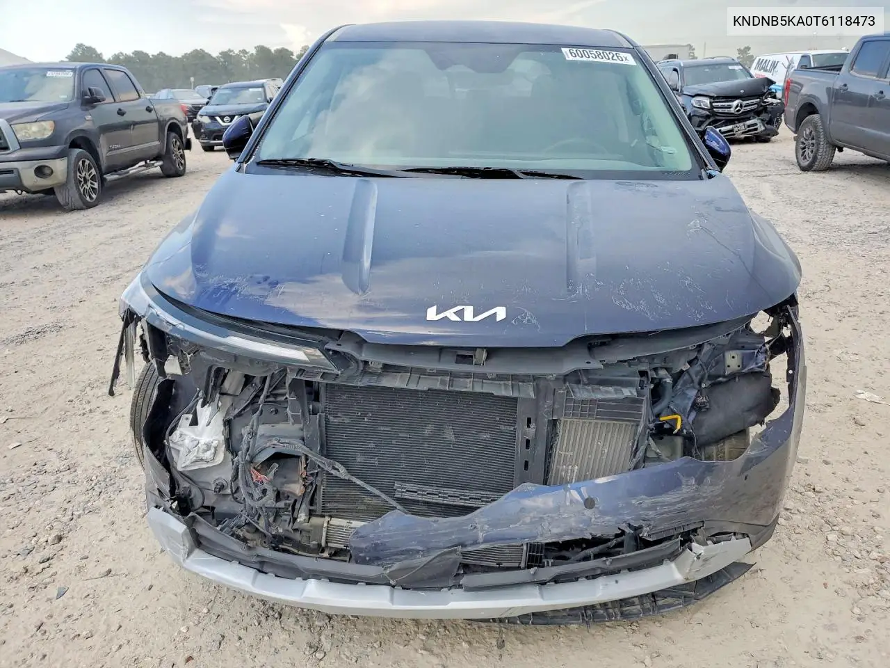 2026 Kia Carnival Lxs VIN: KNDNB5KA0T6118473 Lot: 60058026