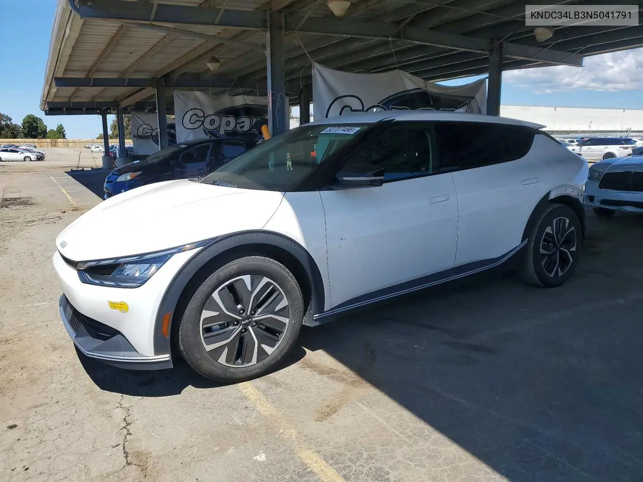 2022 Kia Ev6 Light VIN: KNDC34LB3N5041791 Lot: 50707486