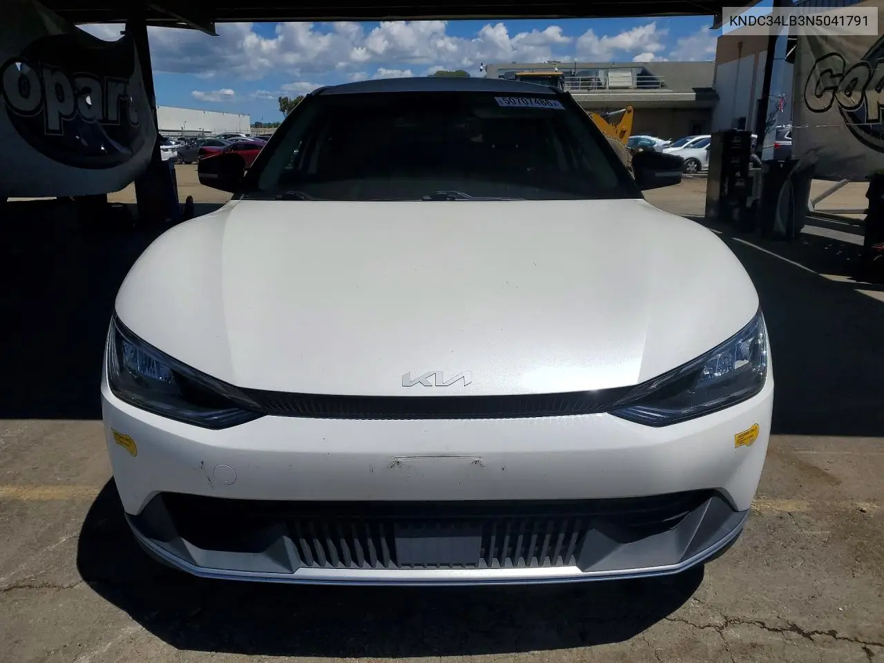 2022 Kia Ev6 Light VIN: KNDC34LB3N5041791 Lot: 50707486