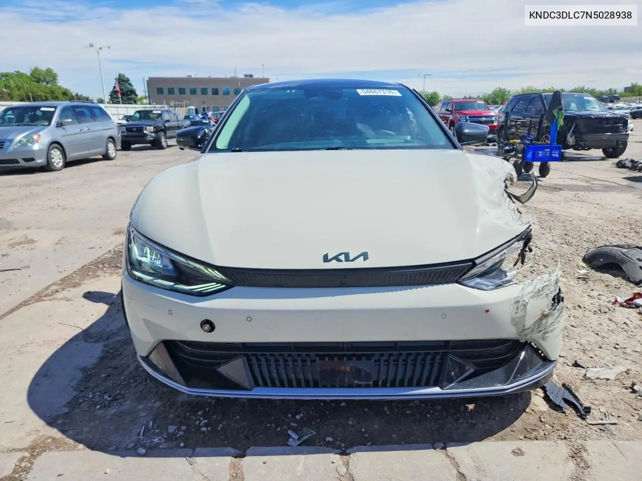 2022 Kia Ev6 Gt-Line VIN: KNDC3DLC7N5028938 Lot: 54667316