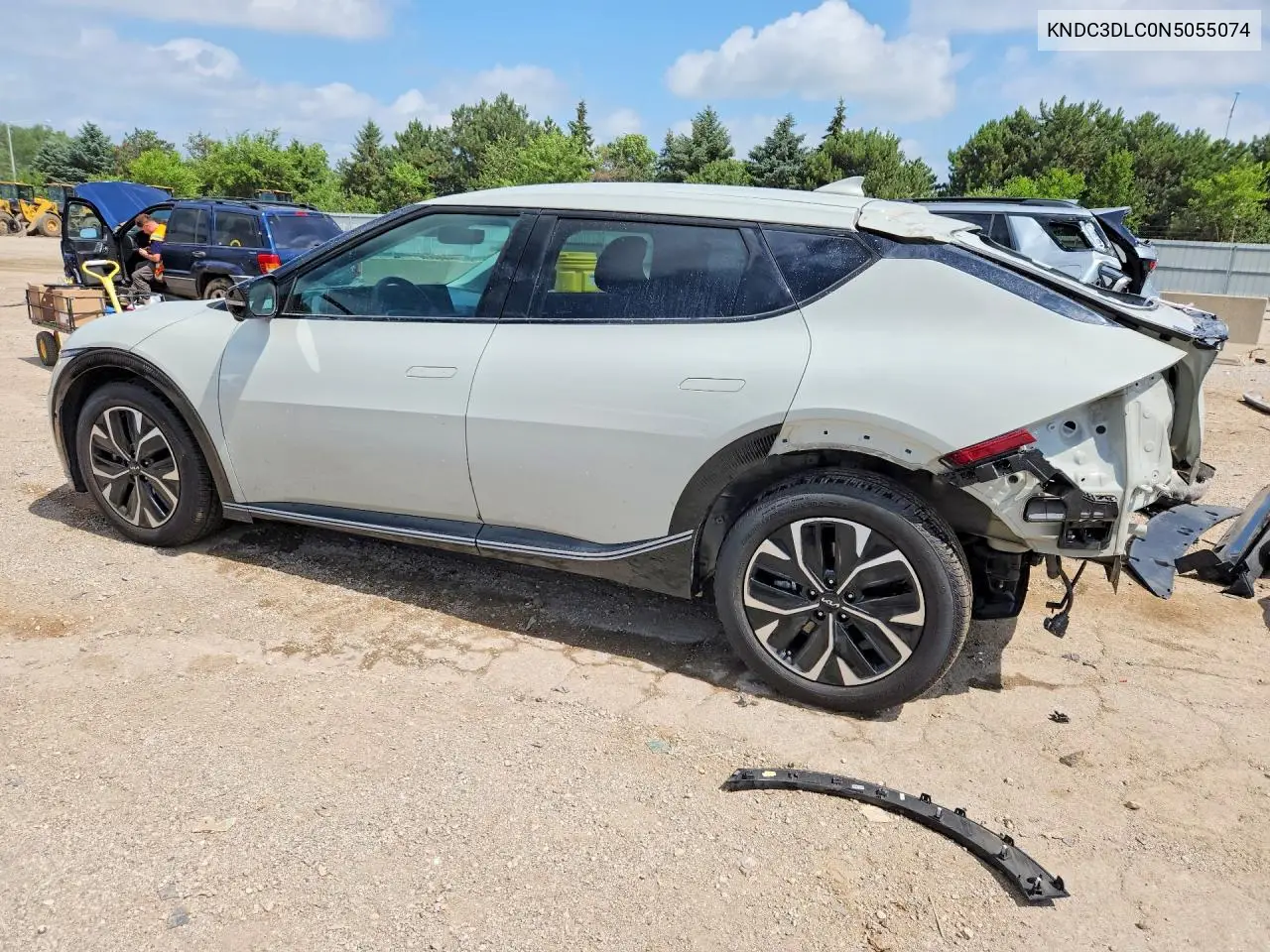 2022 Kia Ev6 Wind VIN: KNDC3DLC0N5055074 Lot: 58879016