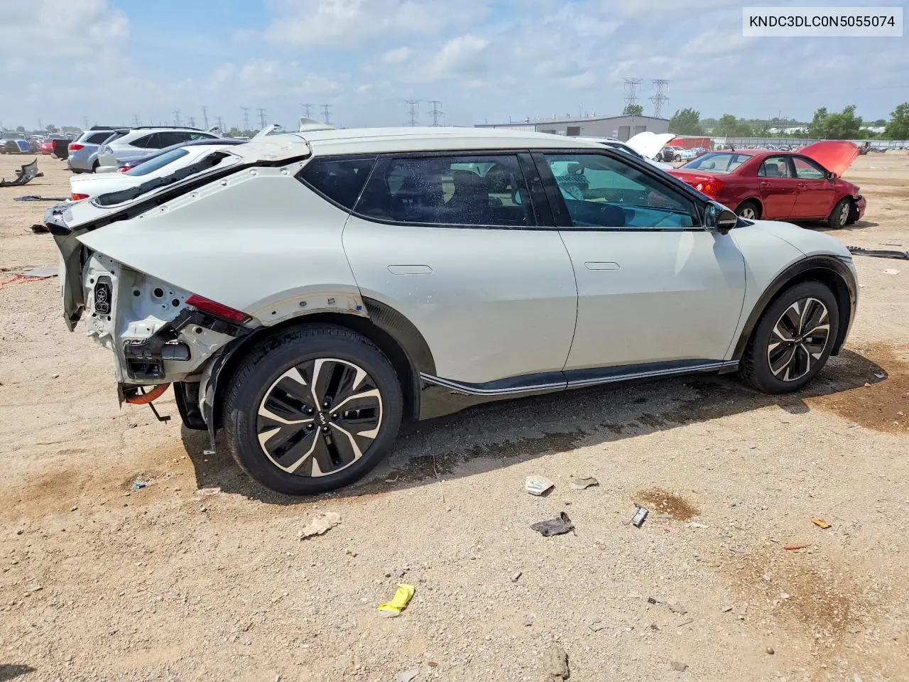 2022 Kia Ev6 Wind VIN: KNDC3DLC0N5055074 Lot: 58879016