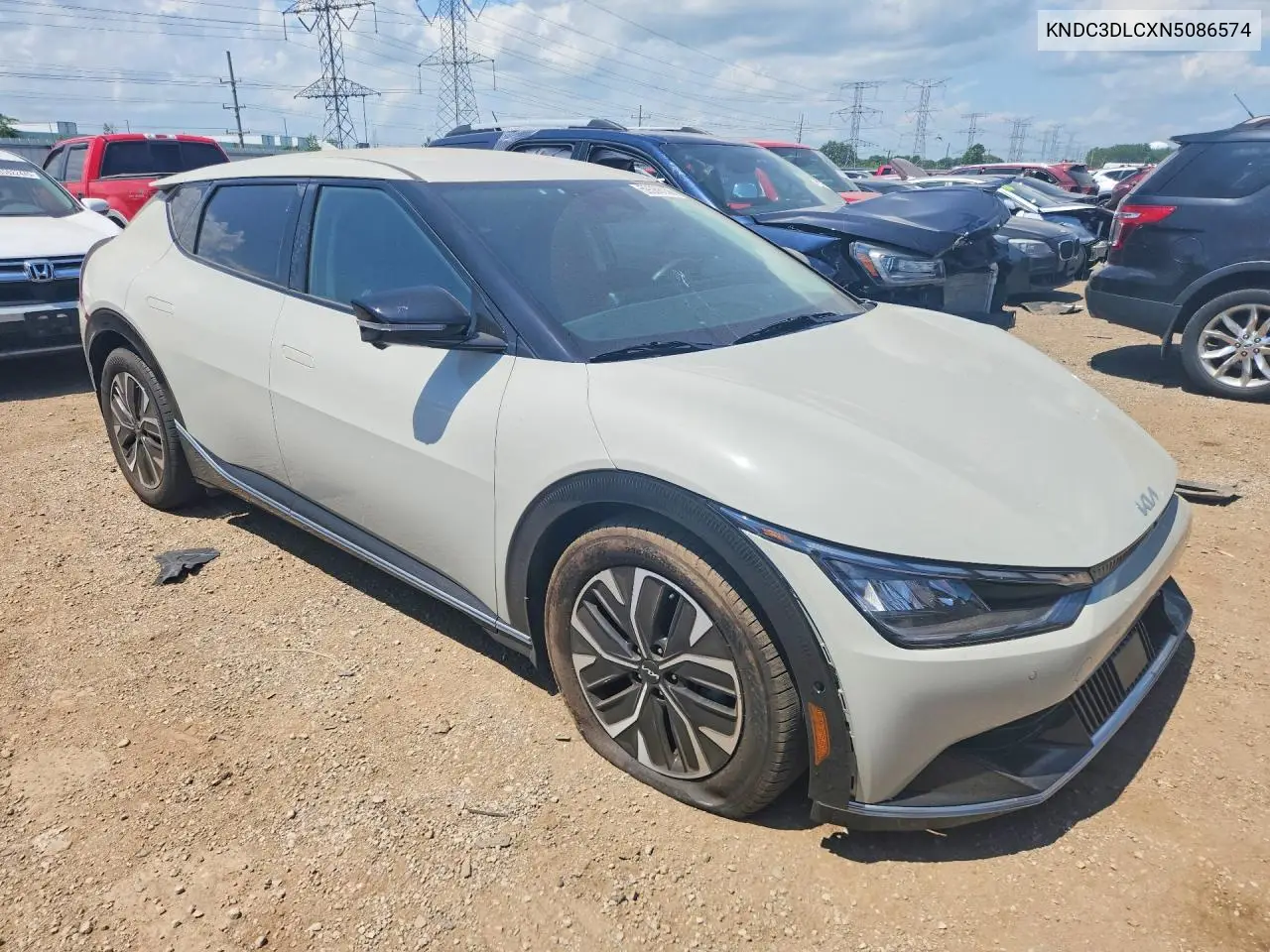 2022 Kia Ev6 Wind VIN: KNDC3DLCXN5086574 Lot: 59368156