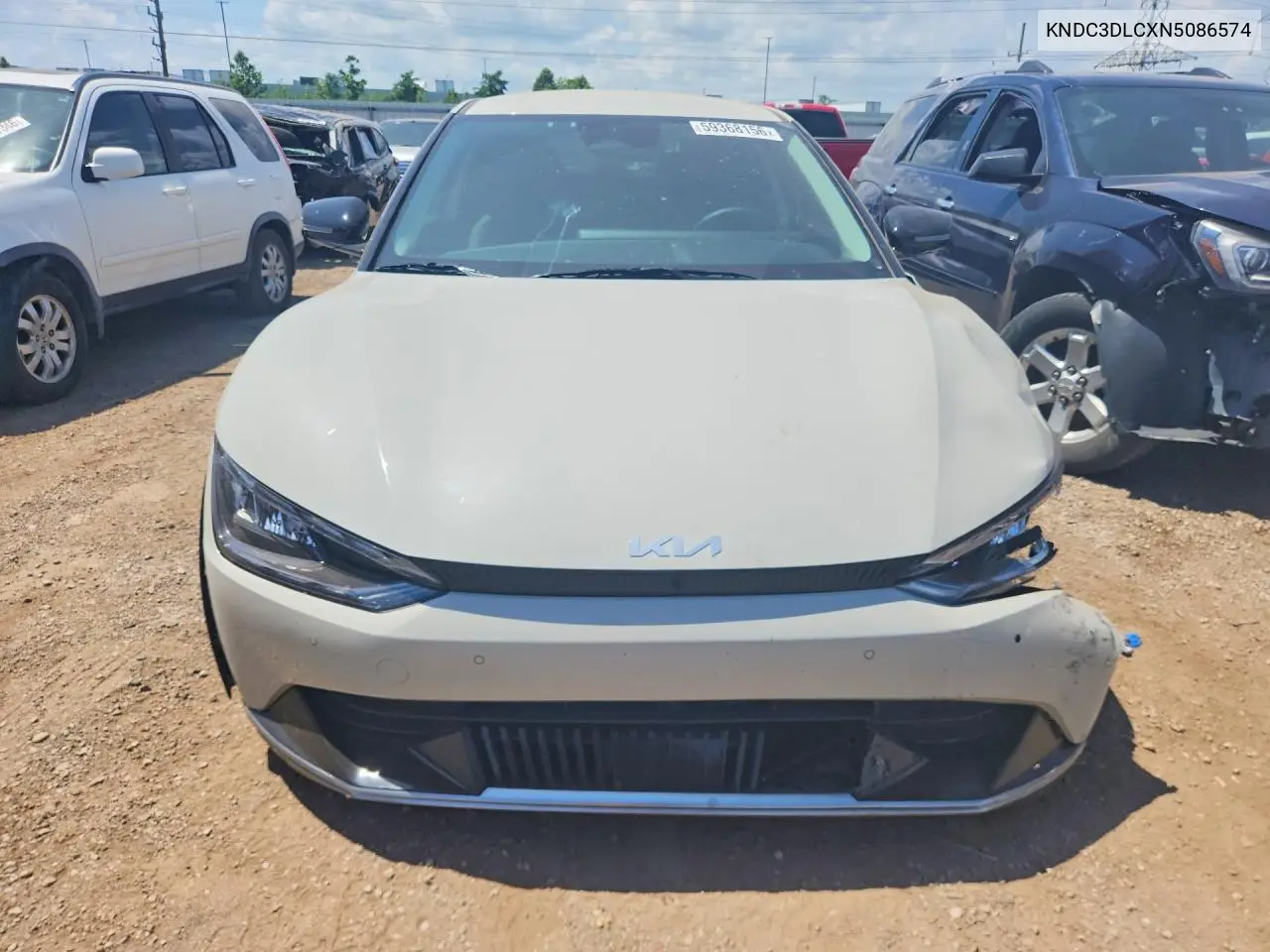 2022 Kia Ev6 Wind VIN: KNDC3DLCXN5086574 Lot: 59368156