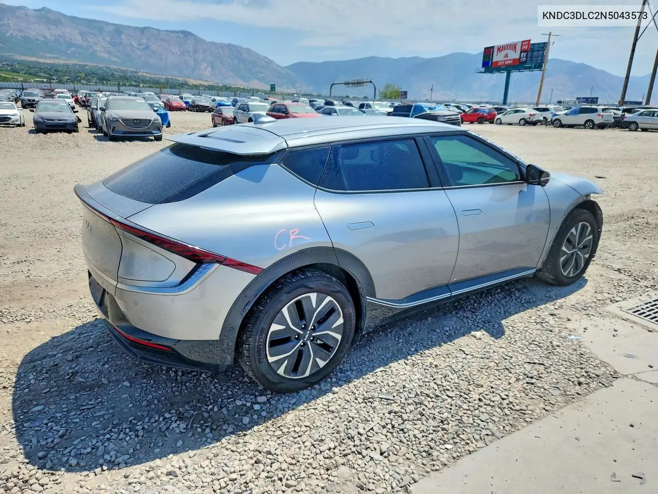 2022 Kia Ev6 Wind VIN: KNDC3DLC2N5043573 Lot: 61182806