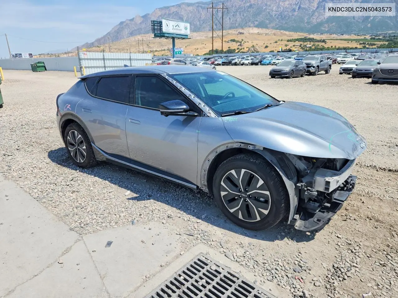 2022 Kia Ev6 Wind VIN: KNDC3DLC2N5043573 Lot: 61182806