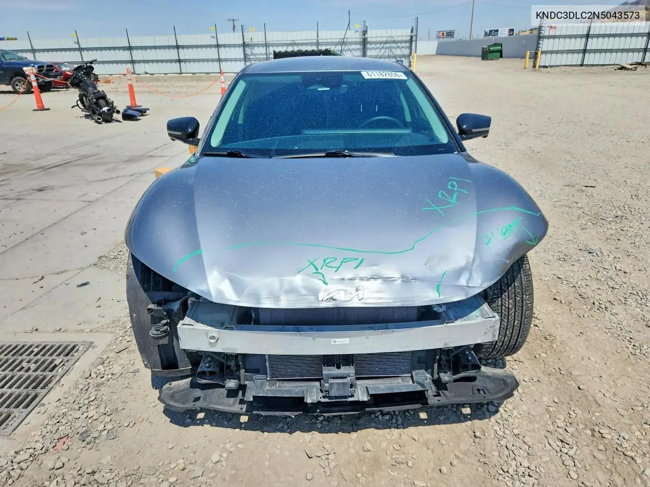 2022 Kia Ev6 Wind VIN: KNDC3DLC2N5043573 Lot: 61182806
