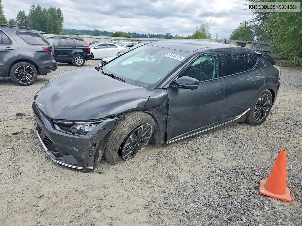 2022 Kia Ev6 Wind VIN: KNDC3DLC5N5034589 Lot: 61443706