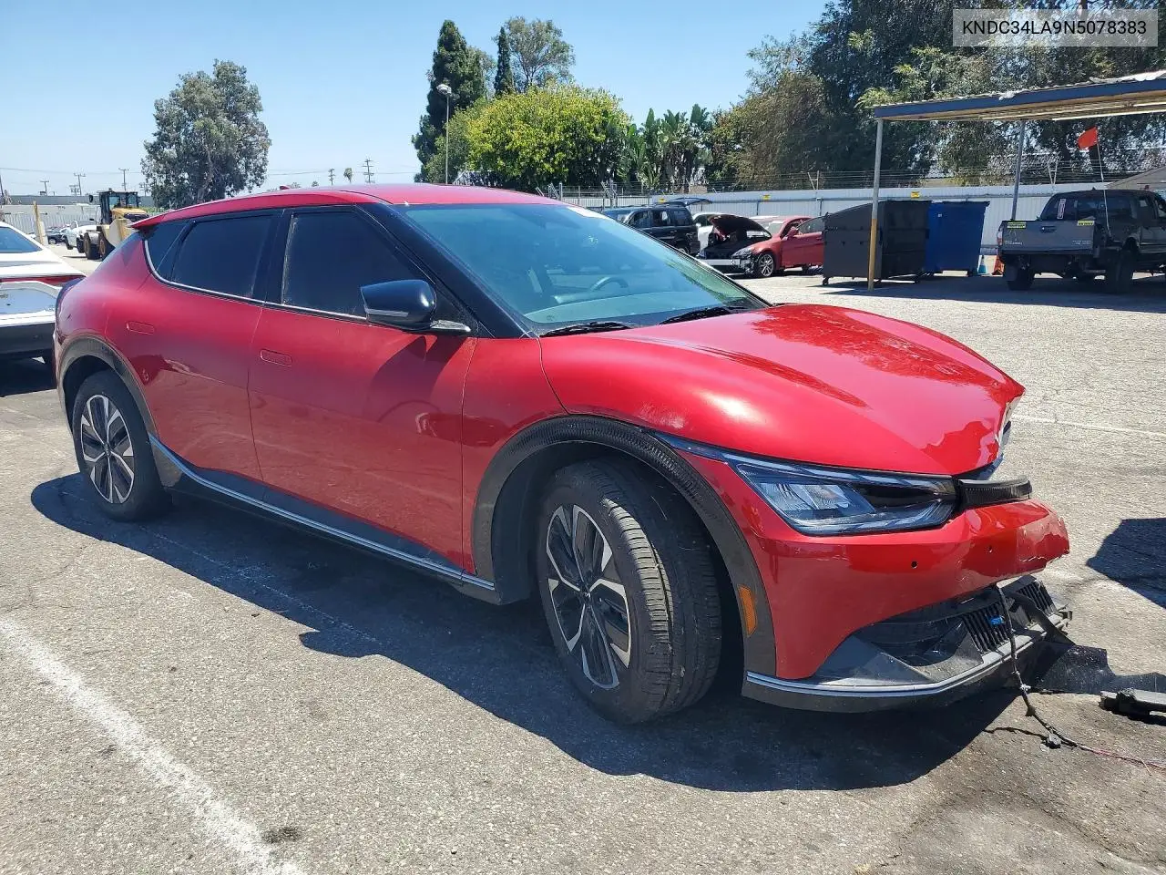 2022 Kia Ev6 Wind VIN: KNDC34LA9N5078383 Lot: 61482436