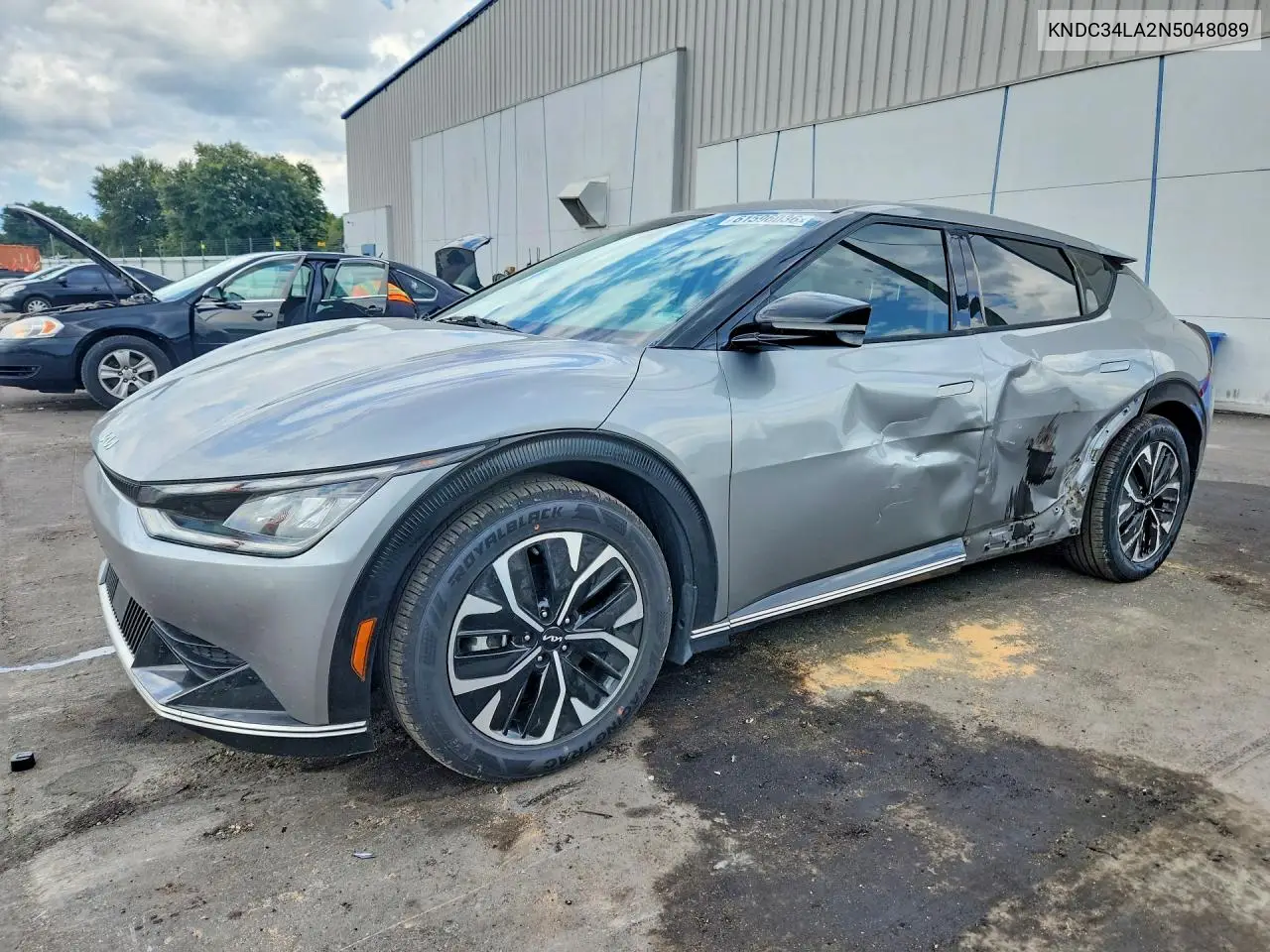 2022 Kia Ev6 Wind VIN: KNDC34LA2N5048089 Lot: 61596036