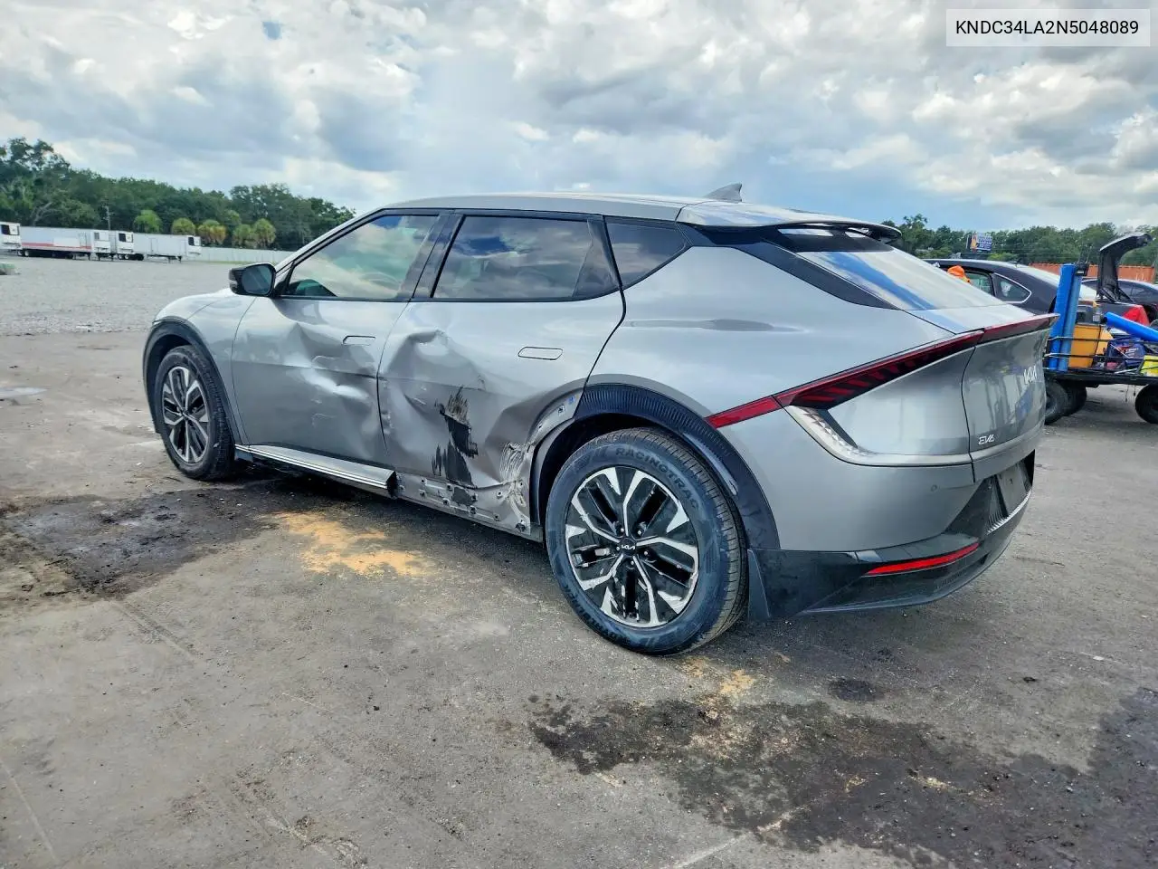 2022 Kia Ev6 Wind VIN: KNDC34LA2N5048089 Lot: 61596036