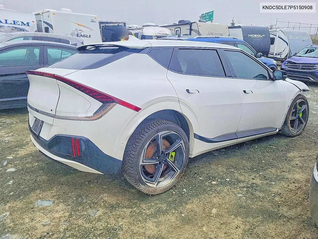 2023 Kia Ev6 Gt VIN: KNDC5DLE7P5150908 Lot: 54640586
