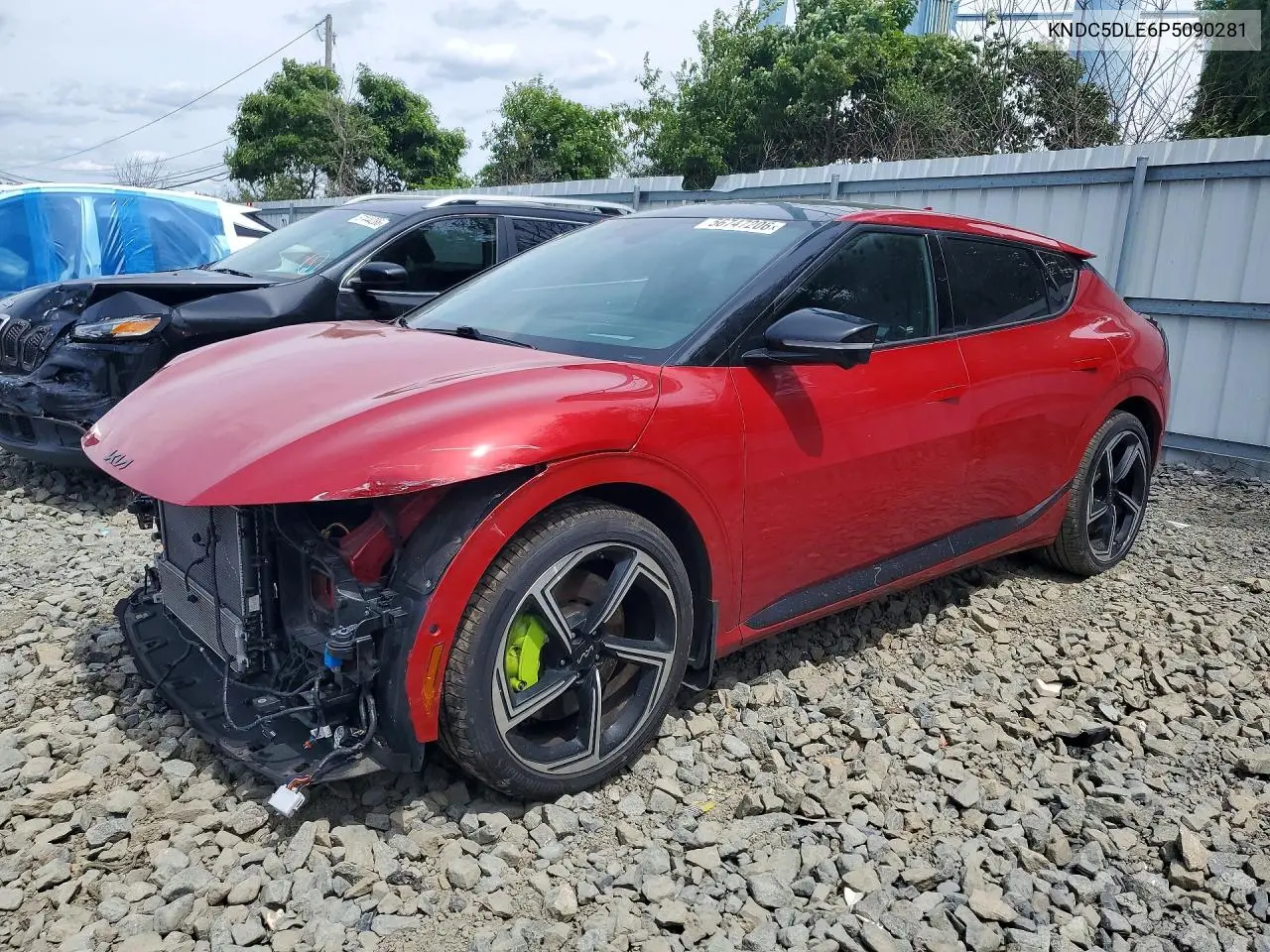 2023 Kia Ev6 Gt VIN: KNDC5DLE6P5090281 Lot: 56747206