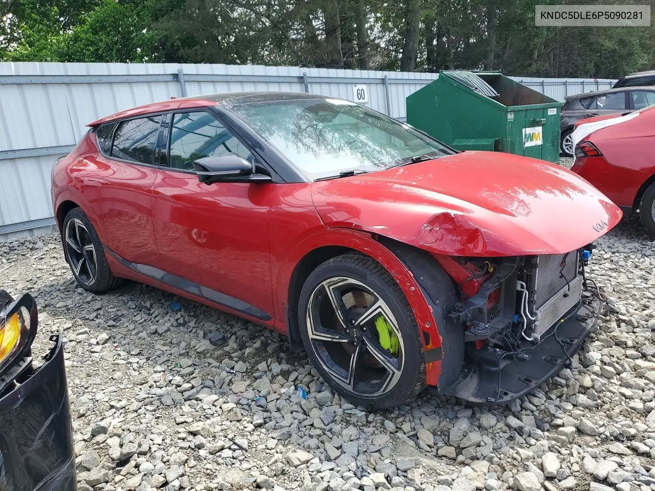 2023 Kia Ev6 Gt VIN: KNDC5DLE6P5090281 Lot: 56747206