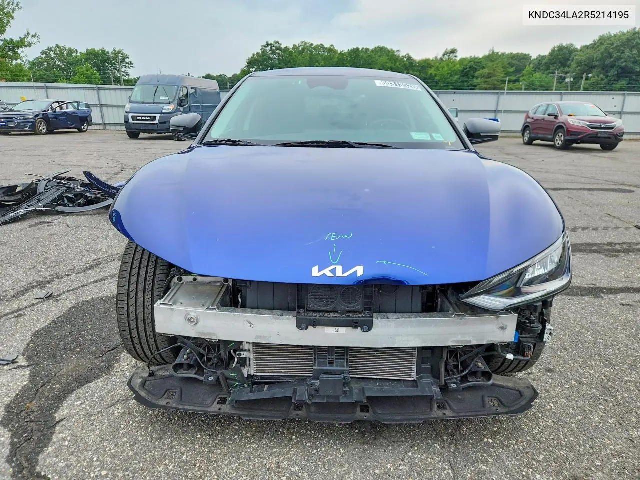2024 Kia Ev6 Wind VIN: KNDC34LA2R5214195 Lot: 60313526