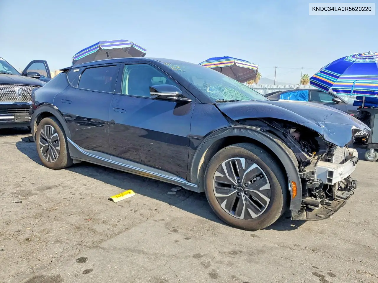 2024 Kia Ev6 Light Long Range VIN: KNDC34LA0R5620220 Lot: 61398746