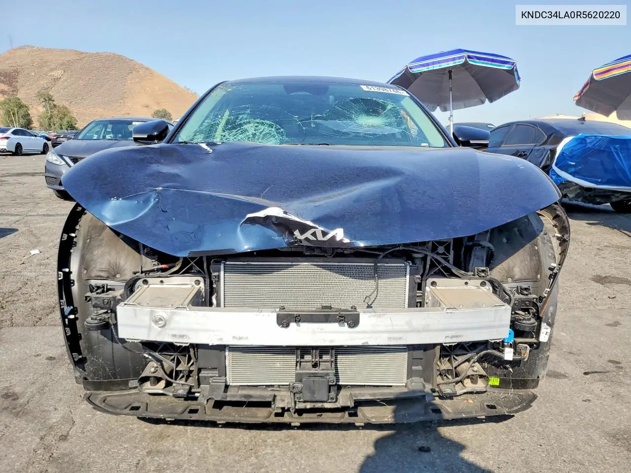 2024 Kia Ev6 Light Long Range VIN: KNDC34LA0R5620220 Lot: 61398746