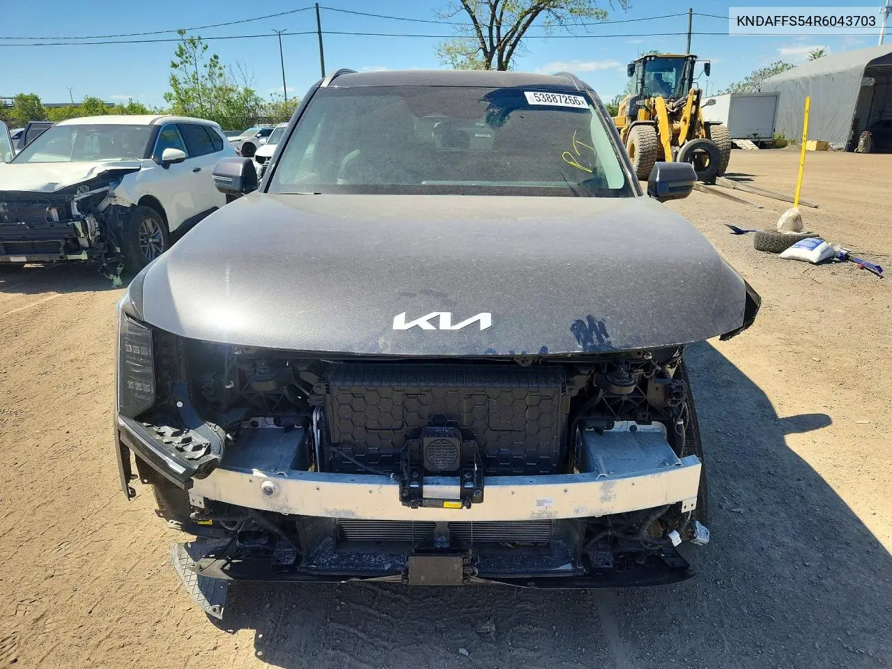 2024 Kia Ev9 Wind VIN: KNDAFFS54R6043703 Lot: 53887266