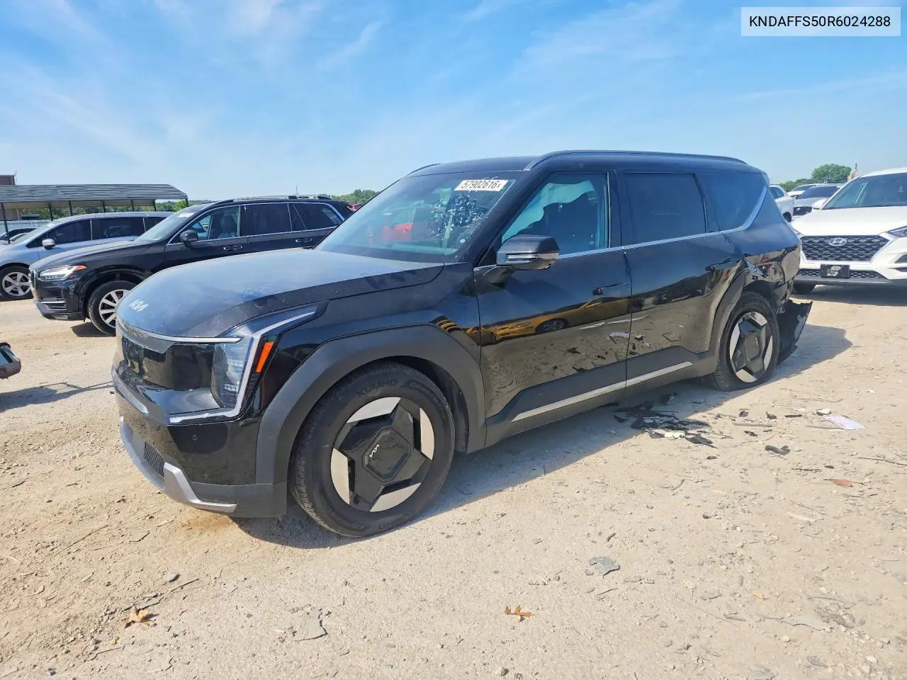 2024 Kia Ev9 Wind VIN: KNDAFFS50R6024288 Lot: 57902616