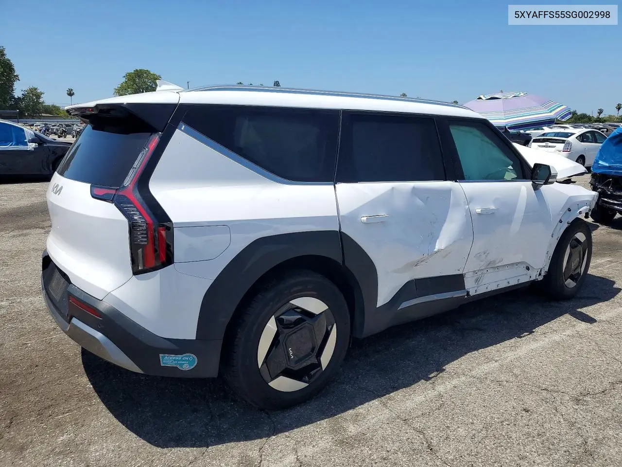 2025 Kia Ev9 Wind VIN: 5XYAFFS55SG002998 Lot: 56878646
