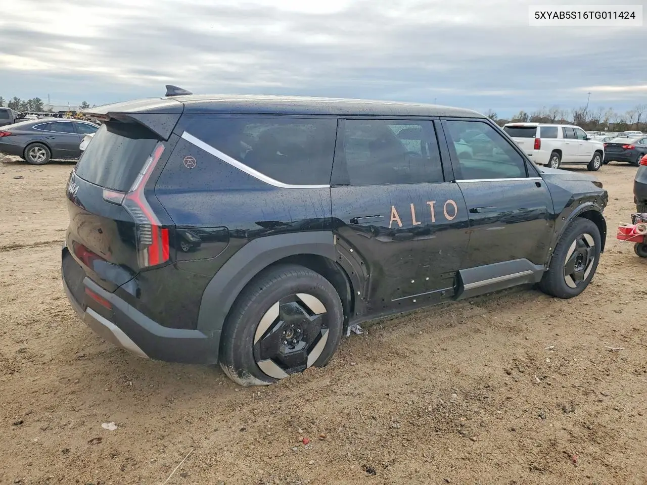 2026 Kia Ev9 Light VIN: 5XYAB5S16TG011424 Lot: 73036715