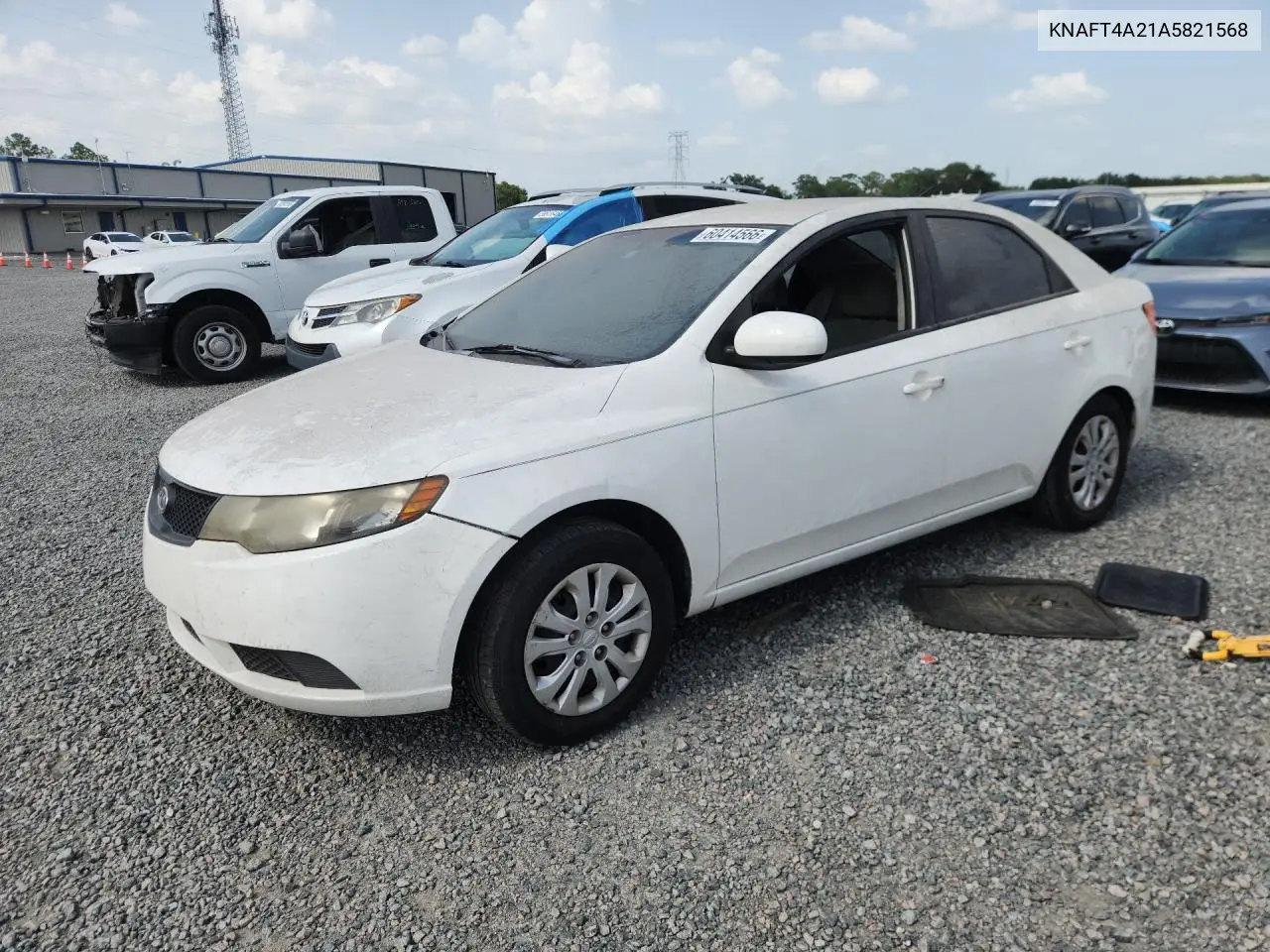 2010 Kia Forte Lx VIN: KNAFT4A21A5821568 Lot: 60414566