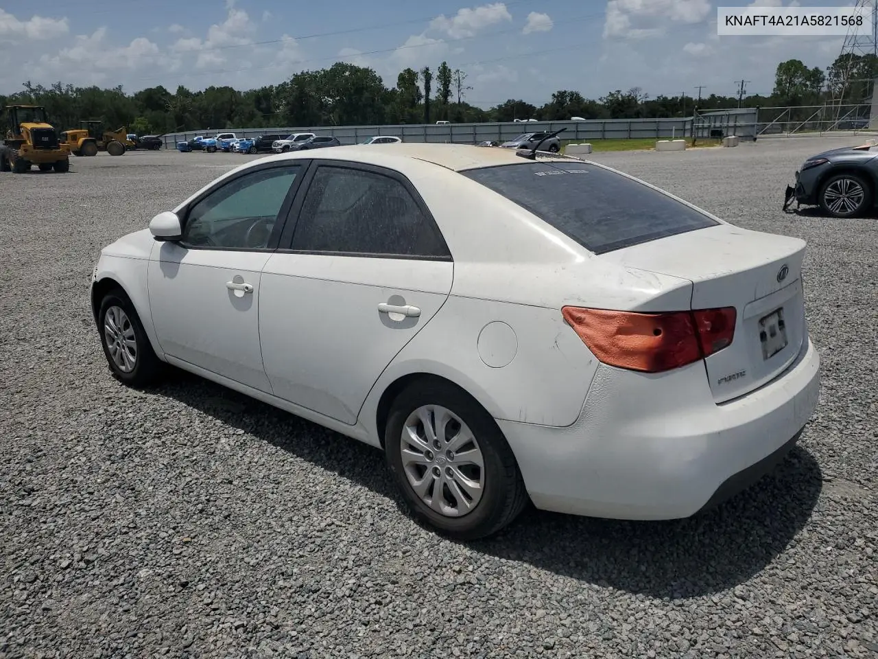 2010 Kia Forte Lx VIN: KNAFT4A21A5821568 Lot: 60414566
