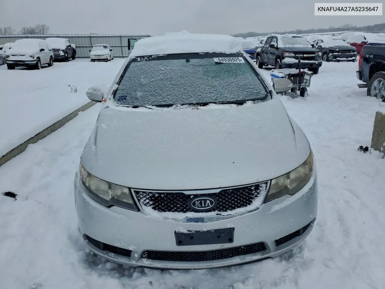 KNAFU4A27A5235647 2010 Kia Forte Ex