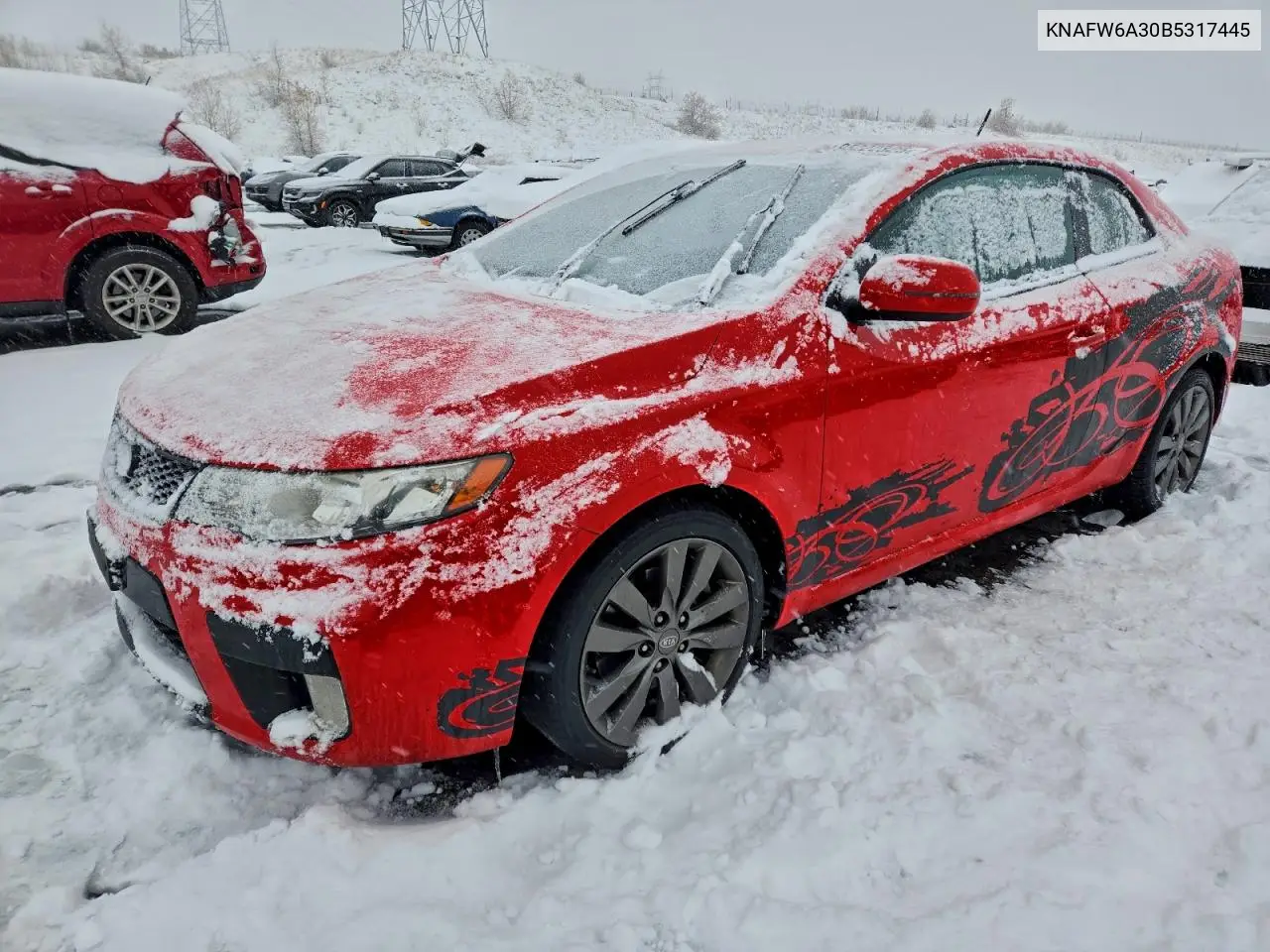KNAFW6A30B5317445 2011 Kia Forte Sx